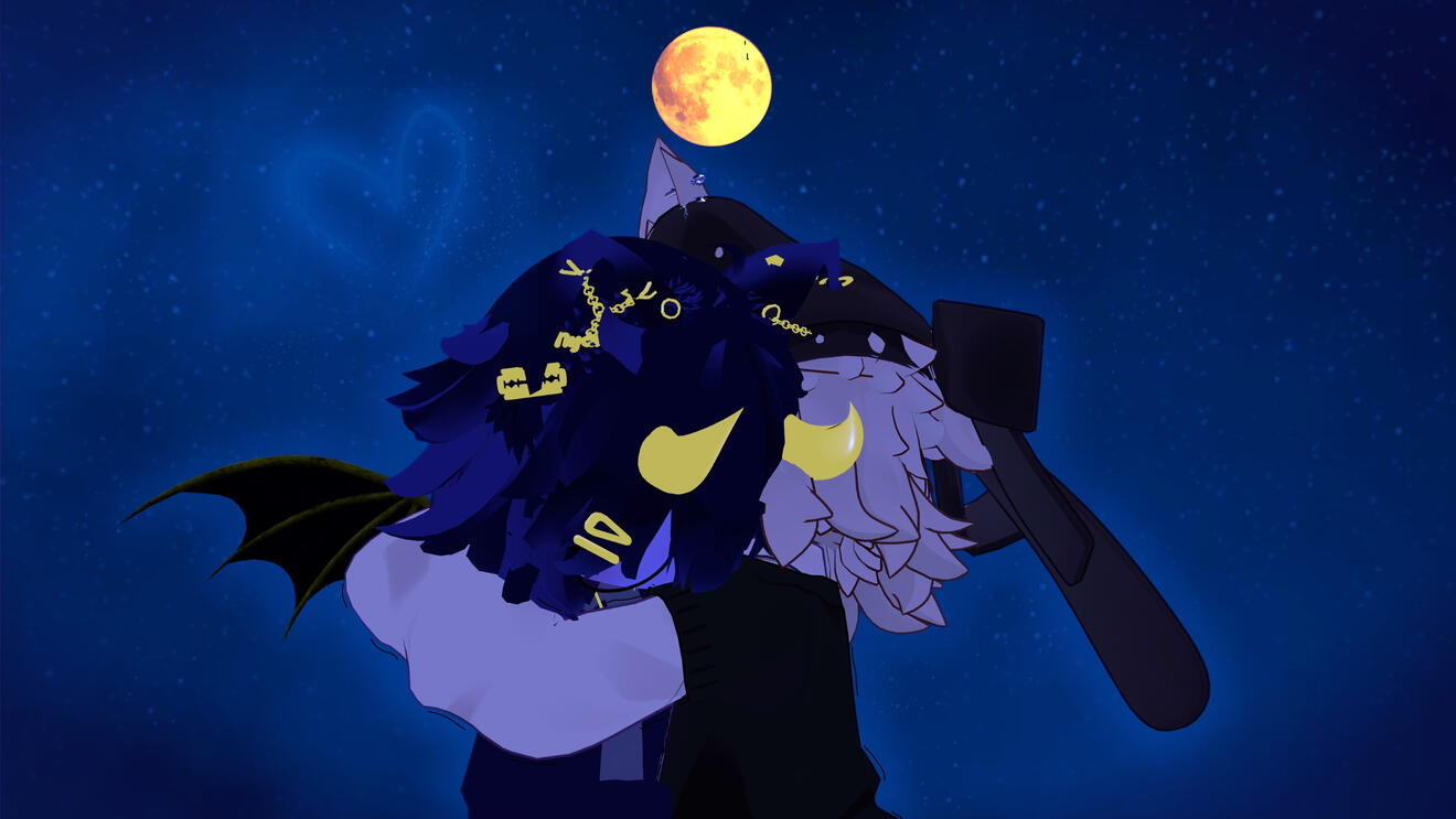 not even the moon can drift these goobers